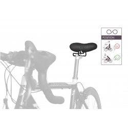 Anti prostate comfort saddle for racing bikes - SellOttO CRONO