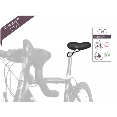 CRONO - Comfortable and healthy saddle, racing road triathlon spinning bike