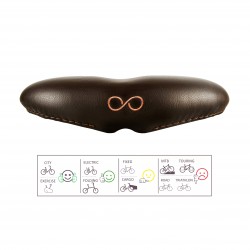 SellOttO Comfort BELLO - bike seat real leather AntiProstate